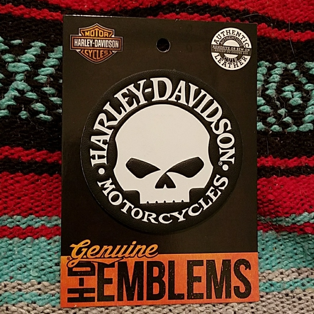 NEW Harley-Davidson Willie G Leather Emblem